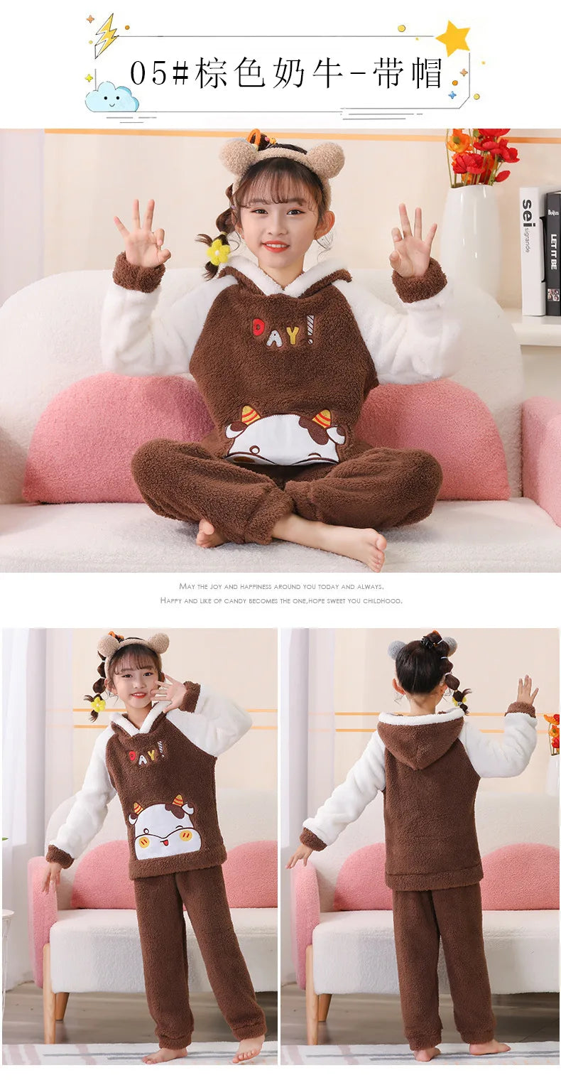 Pyjama Flanelle Hiver – Fille & Garçon