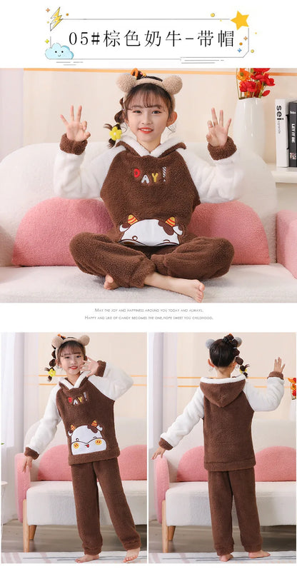 Pyjama Flanelle Hiver – Fille & Garçon