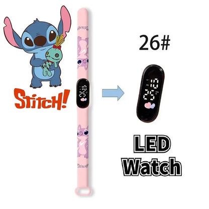 Montre Numérique Disney Stitch Enfants