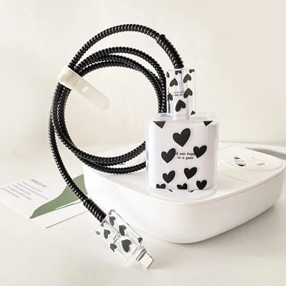 Lot de 5 Protège-Câbles Universels – Accessoires Anti-Casse & Enrouleur