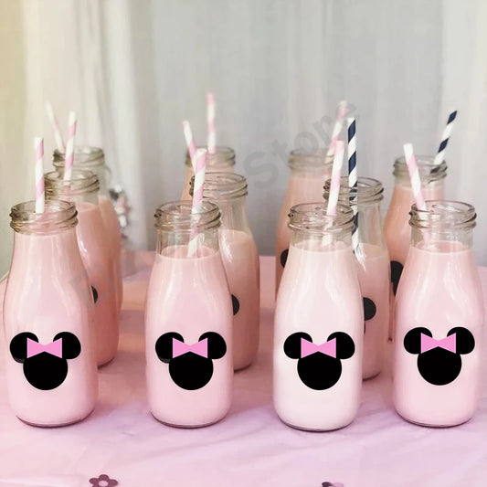 12 Stickers Minnie Mouse pour Fête