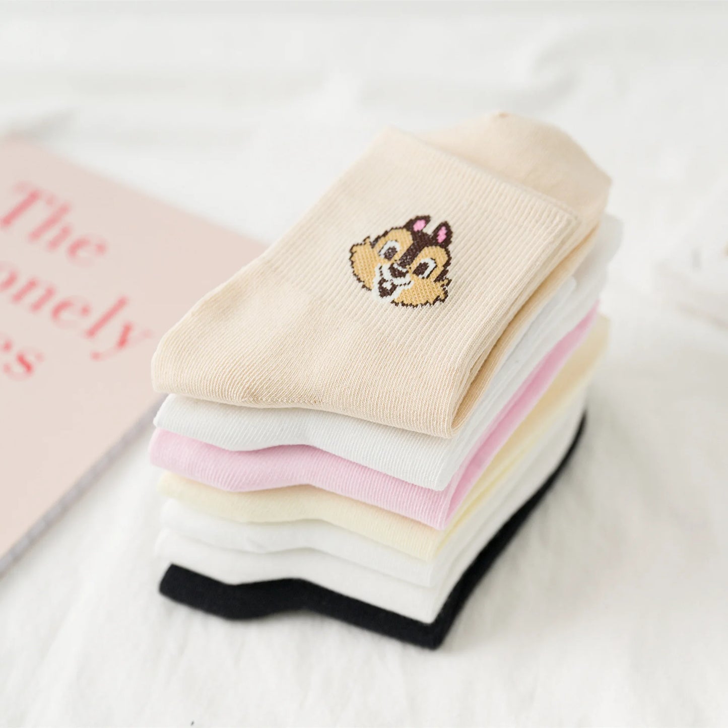 1 Pair Disney Women Socks Female Korean