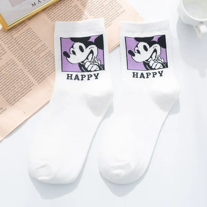 1 Pair Disney Women Socks Female Korean