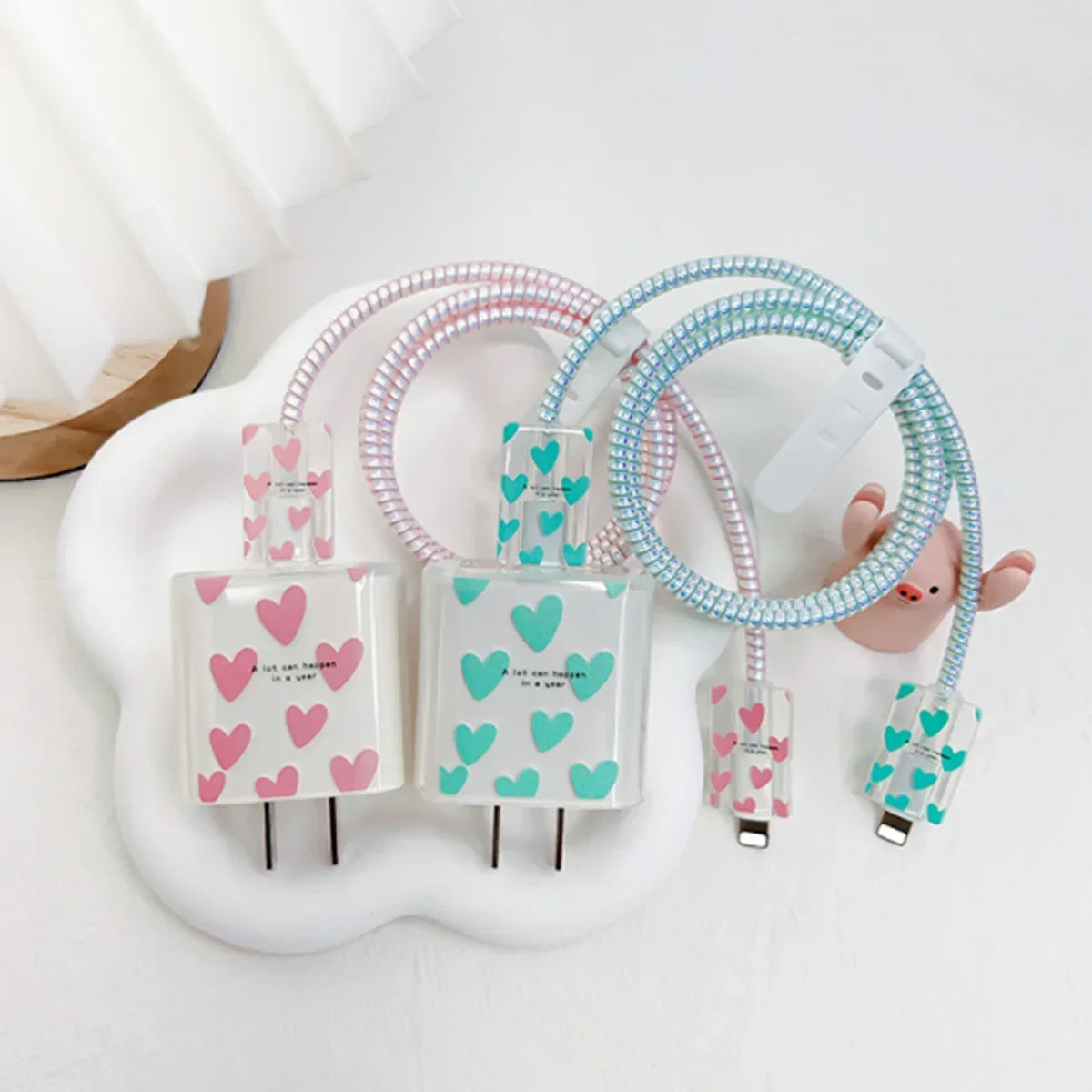 Lot de 5 Protège-Câbles Universels – Accessoires Anti-Casse & Enrouleur