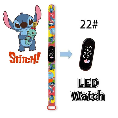 Montre Numérique Disney Stitch Enfants