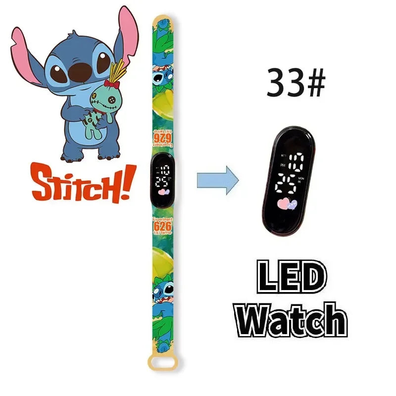 Montre Numérique Disney Stitch Enfants