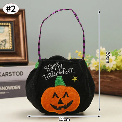 Sac à Bonbons Halloween en Feutre