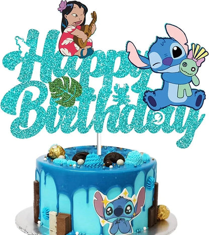 Décoration de Gâteau Disney Stitch – Anniversaire & Baby Shower