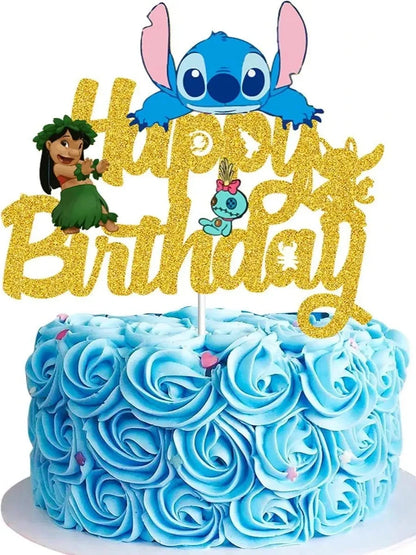 Décoration de Gâteau Disney Stitch – Anniversaire & Baby Shower