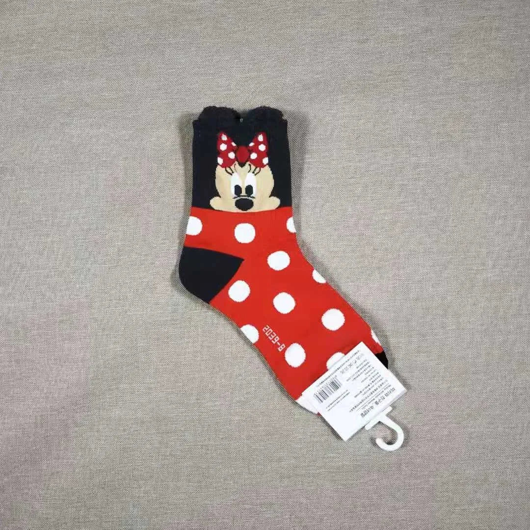 1 Pair Disney Women Socks Female Korean