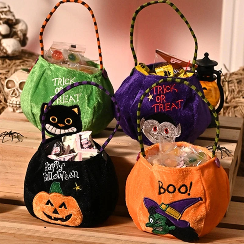 Sac à Bonbons Halloween en Feutre
