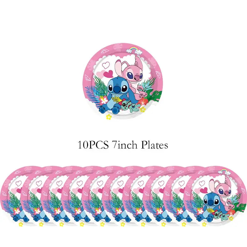 Décorations et Tableware d'Aniverssaire - Lilo &  Stitch