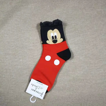 1 Pair Disney Women Socks Female Korean