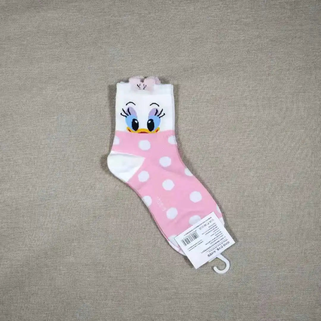 1 Pair Disney Women Socks Female Korean