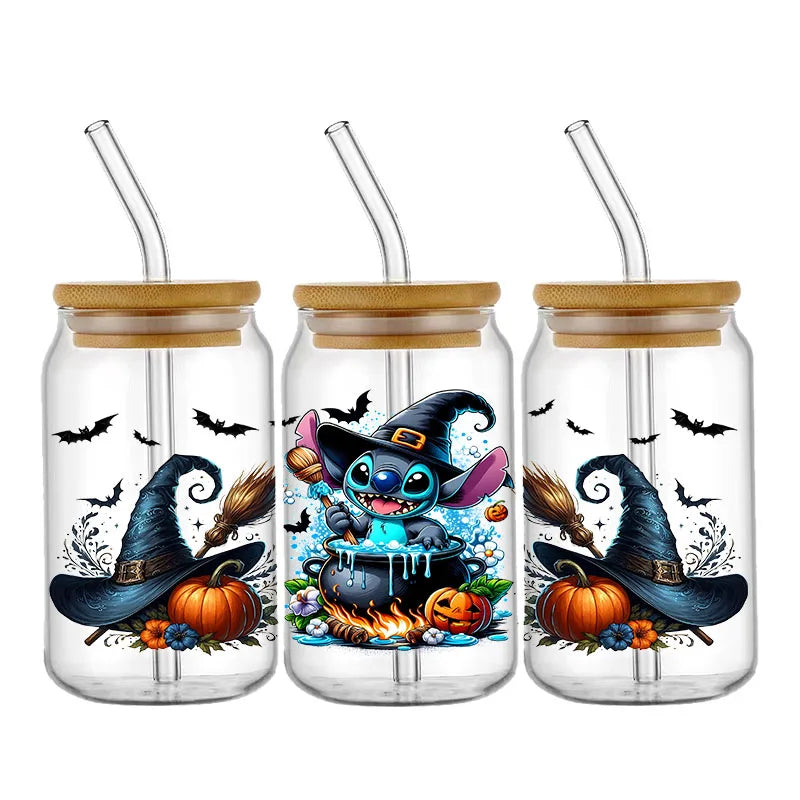 Sticker Disney Halloween Stitch pour Tasse