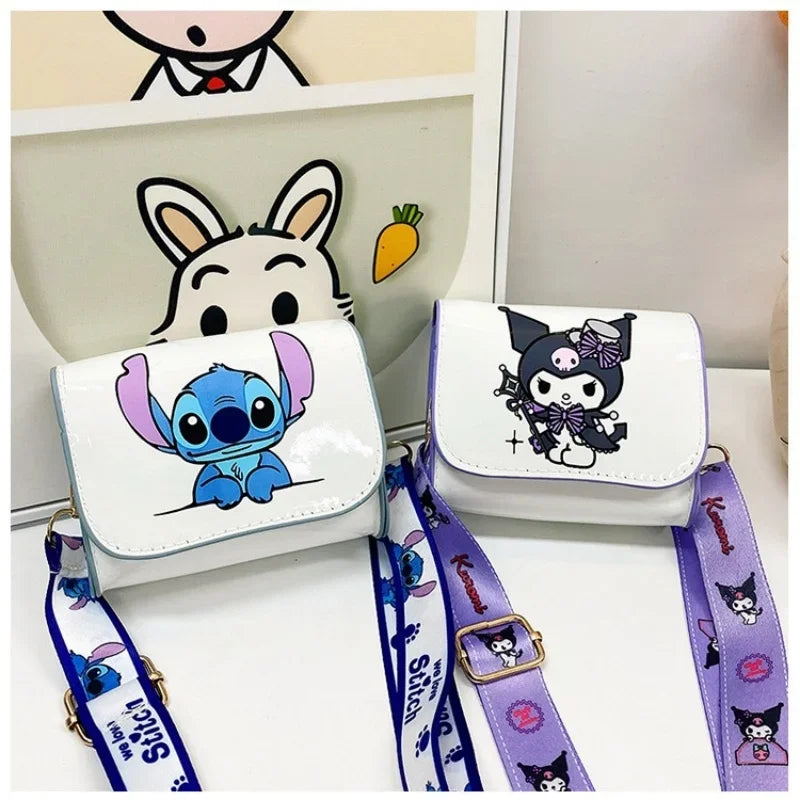 Anime Cute  Kuromi Stitch Crossbody Bags Girls Women Luxury Brand Bag High Quality mini Designer Bags Gifts