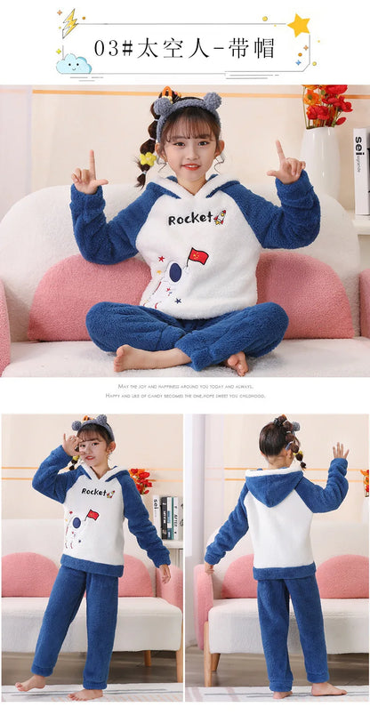 Pyjama Flanelle Hiver – Fille & Garçon