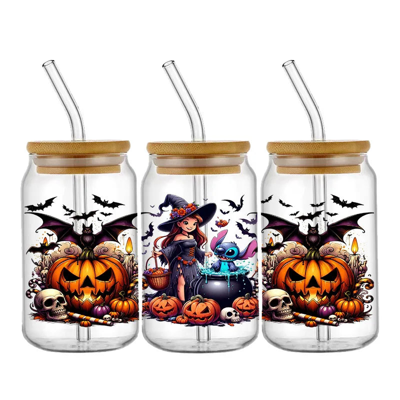 Sticker Disney Halloween Stitch pour Tasse