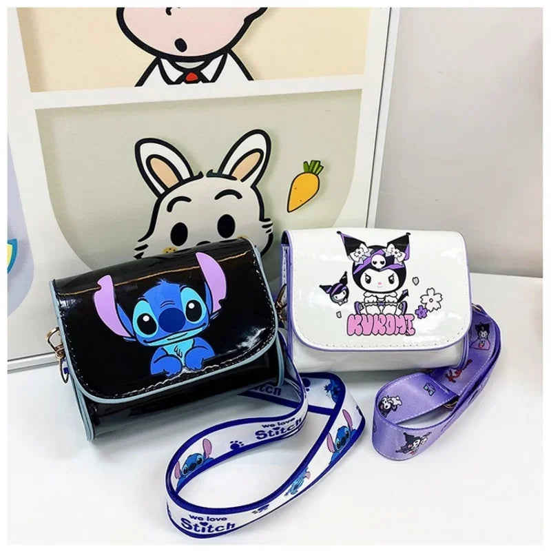 Anime Cute  Kuromi Stitch Crossbody Bags Girls Women Luxury Brand Bag High Quality mini Designer Bags Gifts