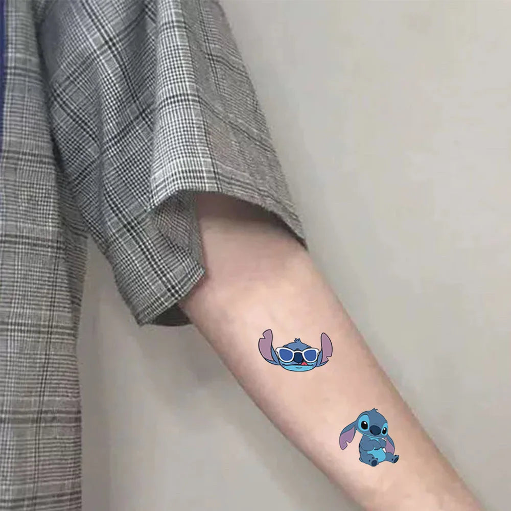 10 Tatouages Temporaires Stitch