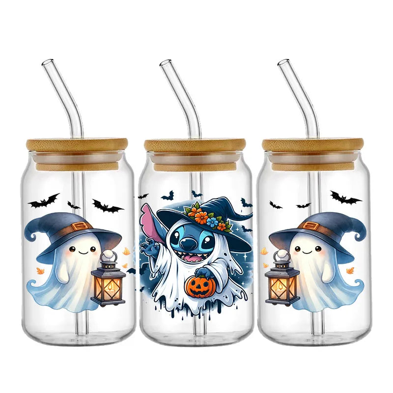 Sticker Disney Halloween Stitch pour Tasse