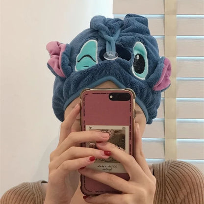 Serviette Séchage Cheveux Disney Stitch – Coral Velvet