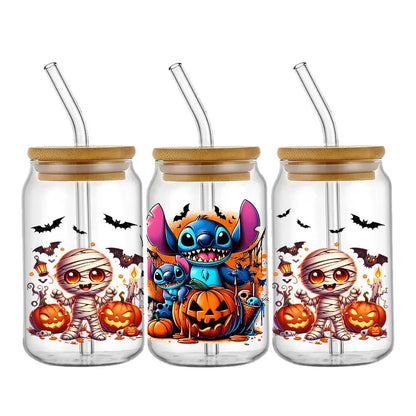Sticker Disney Halloween Stitch pour Tasse