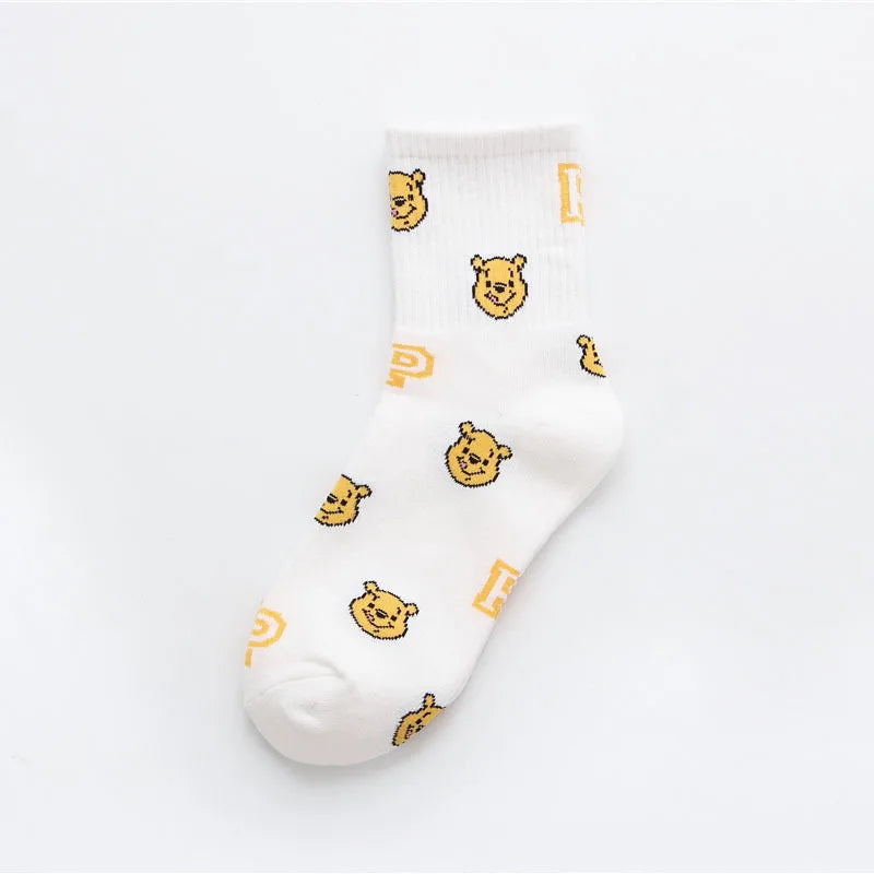 1 Pair Disney Women Socks Female Korean