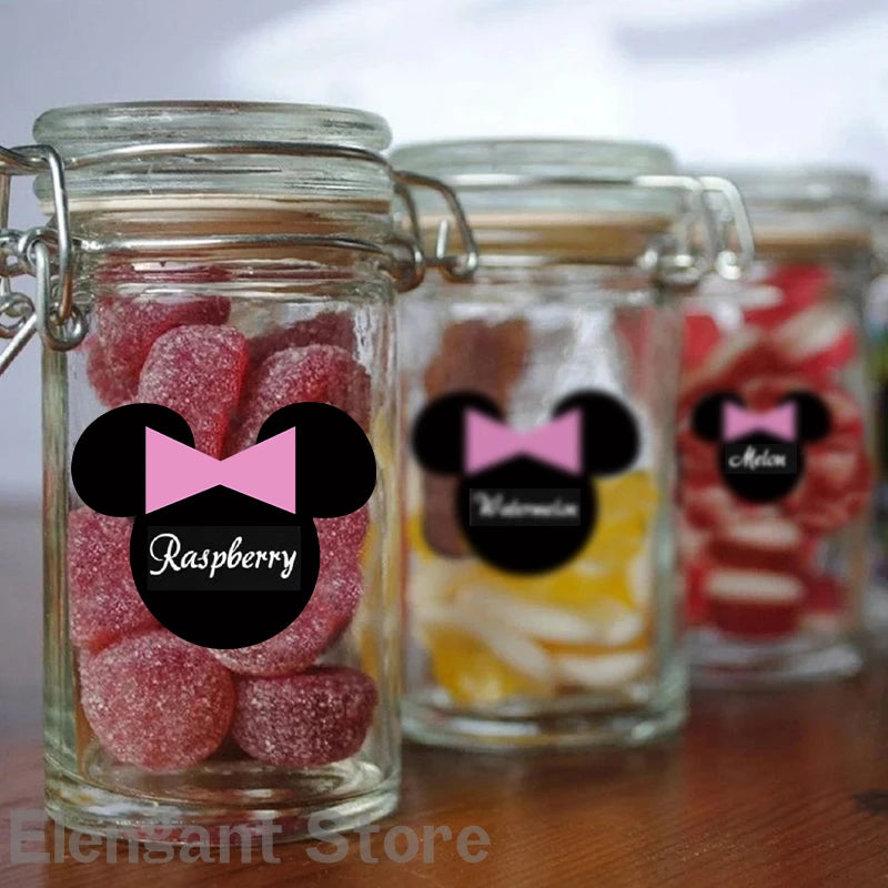 12 Stickers Minnie Mouse pour Fête