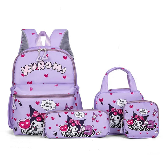 Set Kuromi 4pcs – Sac École et Accessoires