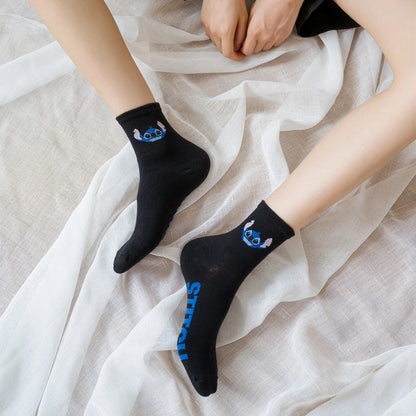 1 Pair Disney Women Socks Female Korean