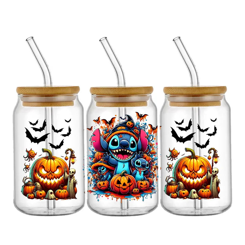 Sticker Disney Halloween Stitch pour Tasse