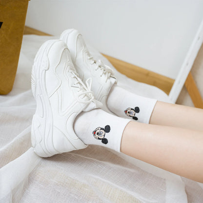 1 Pair Disney Women Socks Female Korean