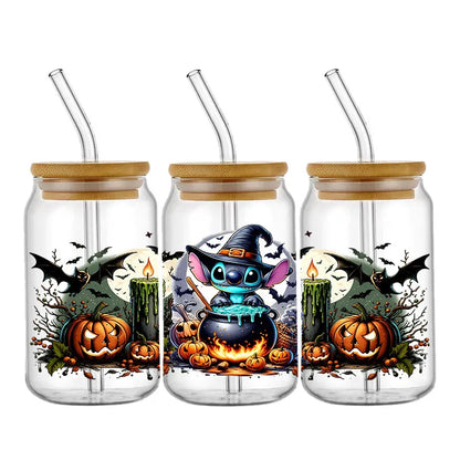 Sticker Disney Halloween Stitch pour Tasse