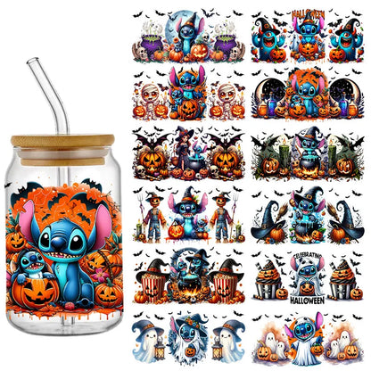 Sticker Disney Halloween Stitch pour Tasse